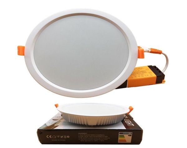 Nouveauté panneau Led réglable Downlights lampes 7W 16W 24W 32W Ultra mince Led encastré plafonniers AC 85265V8663790