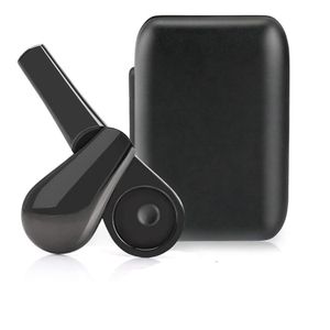 Premium Metal Smoking Pipe Large Volume Tabak Pot Black Case Verpakking Draagbaar Gemakkelijk te reinigen Roken Accessoire