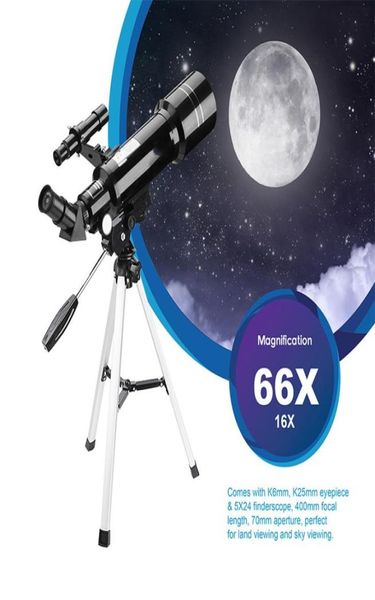 Nouveauté F40070M télescope astronomique lune oiseau observation télescope HD avec trépied Compact support de téléphone cadeau pour enfants débutant9022241