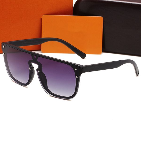 nouvelle arrivée mode cat eye lunettes de soleil femmes cadre en métal nuances luis à la mode vuiitton lunettes avec boîte