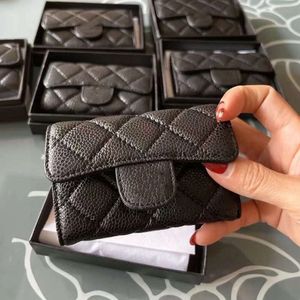 Nouvelle arrivée sacs de créateurs de mode sac à main pour femmes 5A luxueux concepteur en peau de vache petit portefeuille noir simple mini porte-carte pochette pour femmes C4328