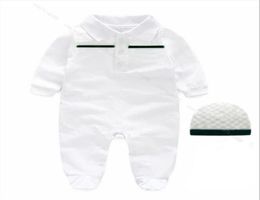 Recién llegado, monos de moda para bebé recién nacido, ropa de algodón para niño pequeño, mamelucos y sombrero para niña 012 meses 7706305