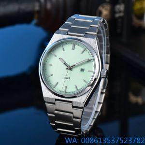 Nueva llegada Reloj de moda para hombre Movimiento de cuarzo Reloj de pulsera resistente al agua de alta calidad Reloj de banda de acero popular de lujo simple Venta al por mayor Envío gratuito Orologi