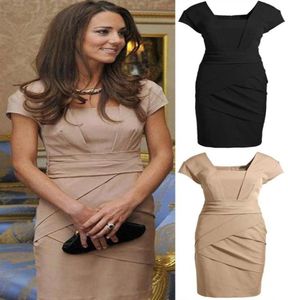 Nieuwe aankomst Fashion vrouwen sexy bodycon bandage jurk Kate Middleton Celebrity -jurken Lady ol Office Size Sl2969439