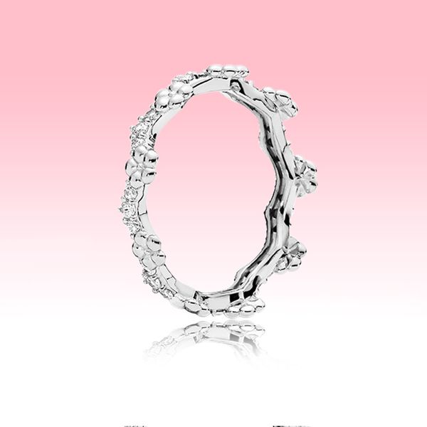 Nouvelle arrivée fleur couronne bague authentique 925 bijoux d'été en argent sterling pour Pandora femmes hommes couple bagues sertie de boîte d'origine