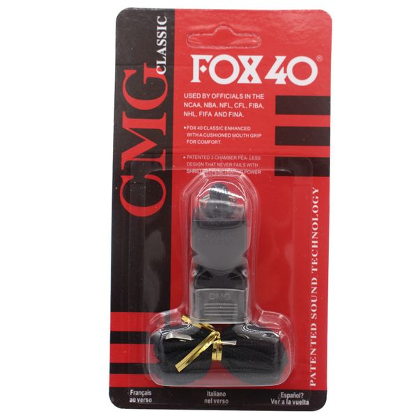 Recién llegado F OX 40 Gadgets para exteriores Silbato de fútbol oficial clásico Silbatos de fútbol Árbitro de baloncesto 4 colores Accesorios deportivos