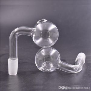 Nouvelle arrivée Tuyau de brûleur à mazout en verre épais 10mm 14mm 18mm Homme Femme 90 degrés OD 40mm tuyau de brûleur à mazout pour fumer des bongs d'eau