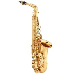 Recién llegado, saxofón dorado, instrumento musical E Flat A-992, modelo japonés, actuación profesional