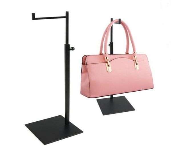 Novedad, soporte de exhibición para bolso, estante de exhibición para mochila de acero inoxidable, bolsas de metal ajustables, estante para exhibición de bolso y peluca 7914472