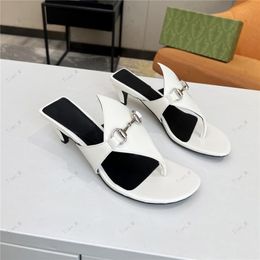 Nieuwste topkwaliteit dames sandalen hoge hakken metalen gesp sexy slippers luxe slingback klassieke kitten hiel ontwerper hoogwaardige enkele schoenen