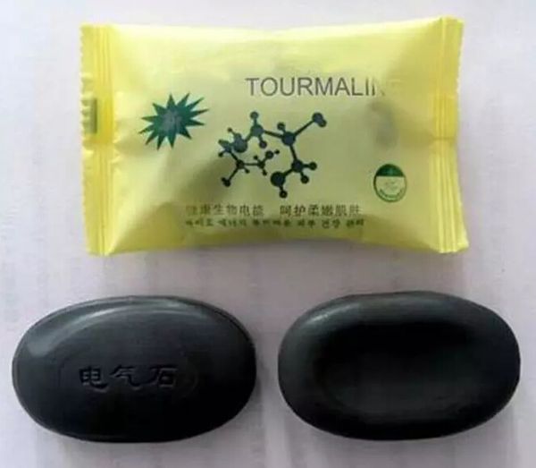 Nouveauté savon Tourmaline de haute qualité soins personnels savon fait à la main visage corps beauté soins sains avec livraison gratuite