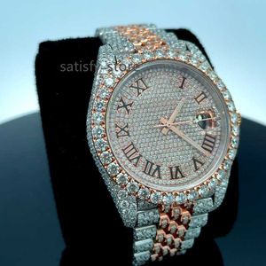 Nieuwe aankomst Hip Hop Moissanite horloge op maat Hoogwaardige horloge Hip Hop Style Luxury Brand Watch met Moissanite