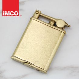 Nouveauté produit authentique en gros autriche briquet IMCO kérosène coupe-vent pur cuivre briquet mince torche à carburant meilleure qualité