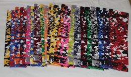 10 piezas Digital Camo compresión deportes brazo manga humedad absorbe 138 colores en stock 7 piezas tamaños