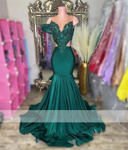 Nouveauté Hunter vert diamants noir fille Robe De Bal 2024 perles cristaux strass fête d'anniversaire robes De soirée Robe De Bal