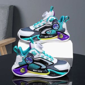 Nieuwe Collectie Kids Sportschoenen Meisjes Jongens Ademende Lichtgewicht Basketbal Trainers Kinderen Mode Sneakers