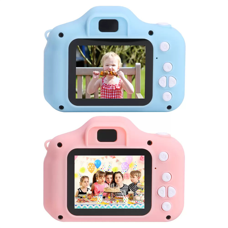 Nya ankomst Kids Toys Kids Digital Camera X2 1080 HD 12MP Mini Children Camera Kids Video Camera Gift for Baby Christmal Gift
