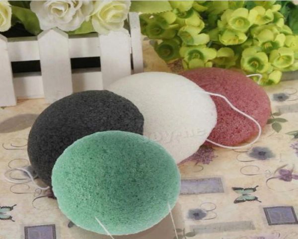 Nueva llegada Konjac Konnyaku Fiber Face YH Maquillaje Wash Pad CI Limpieza Esponja Puff Exfoliator BIN Cepillos de baño Esponjas