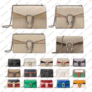 Damesmode Casual Designe Luxe Dionysus-kettingtas Schoudertassen Crossbody Handtas Messenger Bags Hoge kwaliteit TOP 5A 4 maten 400249 476432 421970 499623 Etui