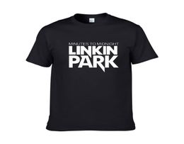 Nieuwe aankomstbrief Afdrukken Linkin Park T -shirts Rock Music Brand Band Team Fashion T -shirt Men Tops Tees Cotton9707650
