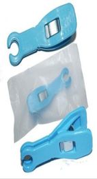 Nieuwe aankomst Laag 10 % Wegwerp Piercing Forceps klem blauw Ronde gesteriliseerde verpakking Piercing Tools7889780