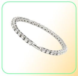 Nieuwe aankomst Luxury Crystal Tennis Bracelet Gold Silver Color Braclet For Women Girls Party Wedding Hand Accessoires Sieraden9949243