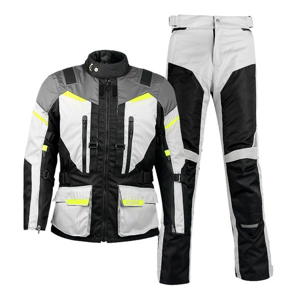 NUEVA LLECHA LYSCHY APRUEBA DE MOTO MOTO CON EL AGUA PRUEBA AVENTURA LARGO Pantalones de chaqueta de turismo S5XL Suites de motocicleta Multifunción S5XL 3858263