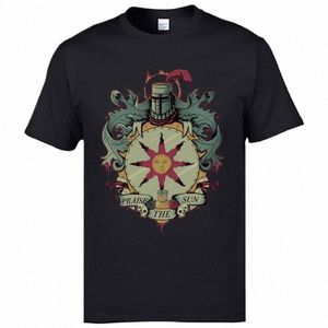Nouveauté Hommes Tops T-shirts Dark Souls Normal T-shirts 100% Cott Tissu À Manches Courtes Camisa T-shirt Col Rond Vintage Jeu I29l #