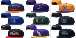 Nieuwe collectie Men039s Sporthoed Fashion Design All Team Verstelbare pet Hip Hop Verstelbare hoeden Fan039s USA College Snapback C9390762