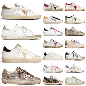 Ontwerper Gold Star Shoes Luxury Brand Sneakers Classics Dirty Loafers Chaussures Nappa Leather Plate Forme Tennis Trainers Stars Sneaker Mens Dhgate