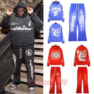 Hellstar Sweats à capuche Hommes Streetwear Sweat à capuche Casual Hommes Mode Lettre Imprimer Sweat Femmes Hip Hop Hauts à capuche Hellstar Pantalon Taille S-XL