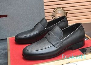 Nouveauté hommes Oxfords chaussures habillées Gommino conduite formelle affaires haut de gamme peau de vache chaussures décontractées