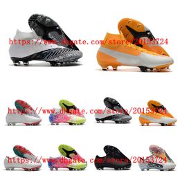 Nouvelle arrivée chaussures de football pour hommes Mercurial Superfly 7 Elite FG crampons bottes de football Tacos de futbol