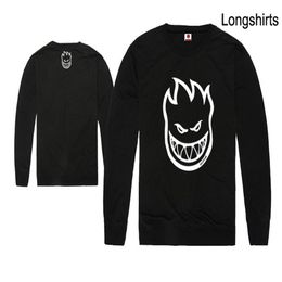 Nueva llegada Camisetas para hombre Moda de manga larga Impreso spitfire Hombre Tops Camisetas Skate Marca Ropa deportiva Ropa hiphop sudadera 329k