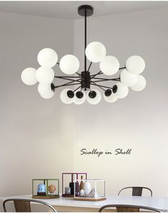 Nouveauté moderne Jason Miller Modo boule de verre soufflé Loft plafond décor lustre et lampes suspendues