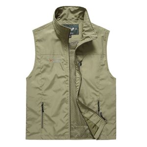 Nieuwe collectie Multi-purpose Vest Lente Zomer Heren Jas Mouwloos Vest Professionele Fotografie Werken Vest Mannen Vesten