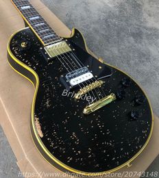 Nueva llegada Murphy lab R8 negro LP guitarra eléctrica de reliquia pesada, guitarra de reliquia envejecida, servicio personalizado está bien