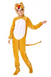 Nieuwe aankomst Naughty Lion Halloween Costume Animal Cosplay Party Suit voor podiumprestaties AST383189