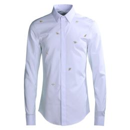 Nouvelle arrivée à l'origine Golden Bee broderie Men de mode Men de mode décontractée Coton de haute qualité Mlxl2xl3xl4xl