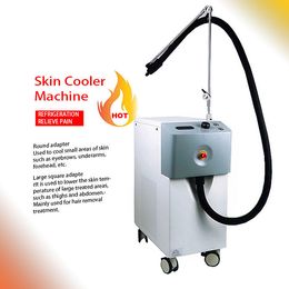 Nieuwe aankomst pijnvrij koelsysteem Luchtkoeling Therapie Huidkoeling Chiller Machine voor Picosecond Laser Tattoo Verwijdering Behandelingstoepassing