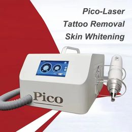 Nieuwe collectie Draagbare Tattoo Verwijdering Nd Yag Zwarte Pop Huid Whitening Pico Laser Picosecond Laser Tattoo Verwijdering Machine Picolaser Machine