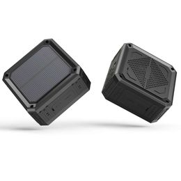 Nieuwe collectie draagbare waterdichte Mini Solar 1200mAh 5W draadloze handsfree luidspreker voor buiten