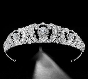 Nouvelle arrivée princesse beaux accessoires de cheveux Tiaras Bridal Crystals Crias de ramification