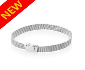 Bracelet chaîne à main réflexions nouveauté, boîte originale pour Bracelets en argent Sterling 925 pour hommes et femmes 4689996