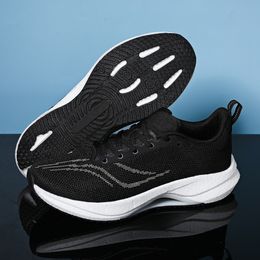 Nouvelle arrivée chaussures de course pour hommes baskets lueur mode noir blanc bleu gris hommes formateurs GAI-37 taille de chaussure d'extérieur 36-45 sp