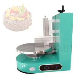 Nouvelle Arrivée Semi-Automatique Gâteau D'anniversaire Crème Revêtement Machine De Remplissage 4-12 Pouces Gâteaux Crème Beurre Tartiner Glaçage Maker