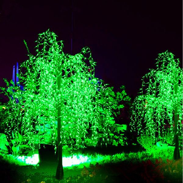 Nouvelle Arrivée Brillant Artificielle Saule Pleureur Arbres Lumières 864 pcs LED 1.5 m/(4.9FT) Noël Décoratif Paysage Lampe Pour L'extérieur