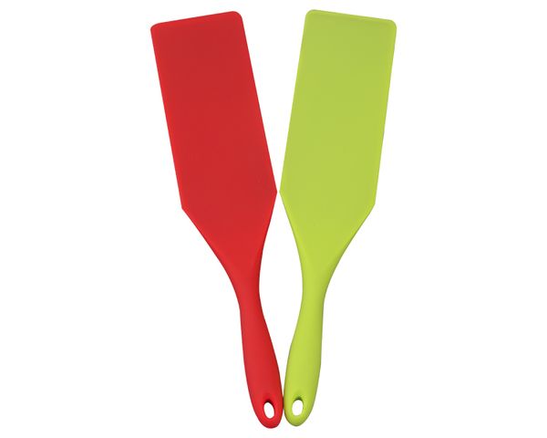 Nouvelle arrivée Silicone Pizza Spatule SANS BPA Grande Taille Facile Retourner et presser Silicone Cuisine Turner Spatule Pour Pan