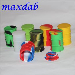 Nieuwe aankomst siliconen wax olie vat siliconen container voor bho butaan hash olie extract concentraat siliconen potten dab wax containers 26ml