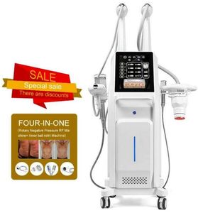 Nouveauté minceur rouleau rotatif 360 refroidissement dissolvant de rides RF lifting du visage minceur cavitation vide corps façonnage vide Rf graisse réduire la machine de beauté